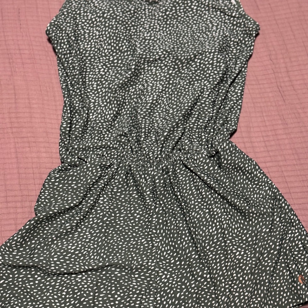 Women’s Honey Mark Sage Swim Romper, Size M - Picture 3 of 7
